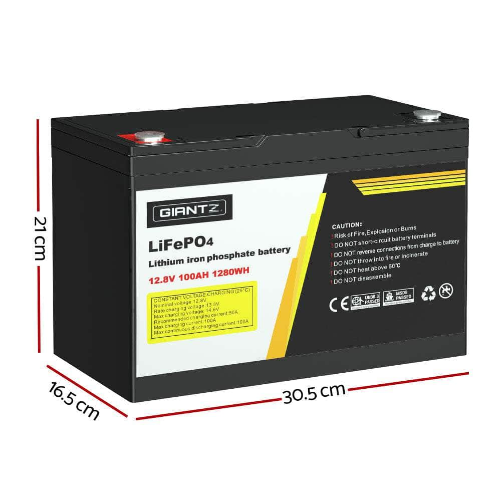 Powerful 100AH LiFePO4 Battery for Solar Camping Adventures