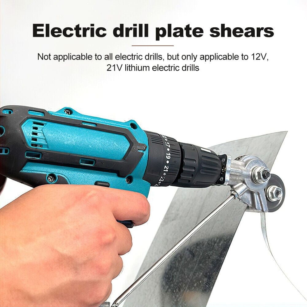 Precision Sheet Metal Cutting with AU Electric Drill Plate Cutter