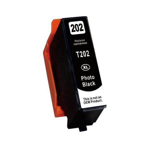 Premium Inkjet Cartridge Replacement For 202Xl Black