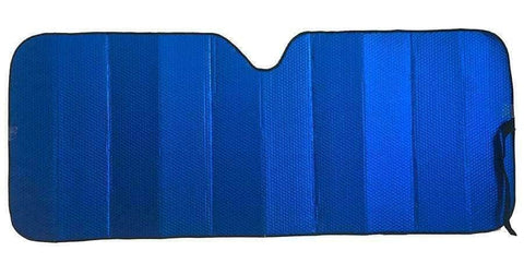 Premium Sun Shade [147Cm X 68.5Cm] - Matt Blue