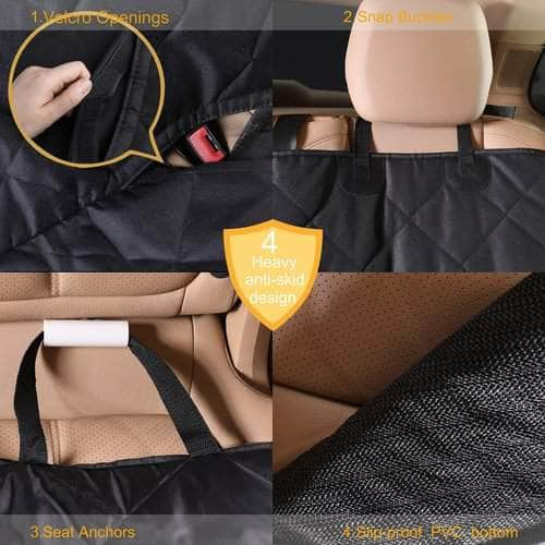 Premium Waterproof Pet Car Seat Cover Hammock