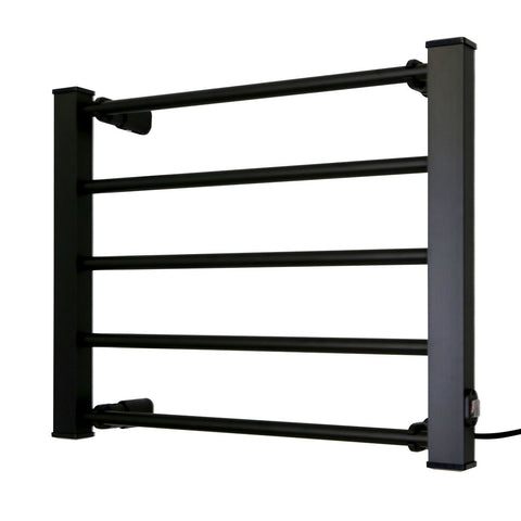 Heated Electric Towel Bathroom Rack EV-90- Black