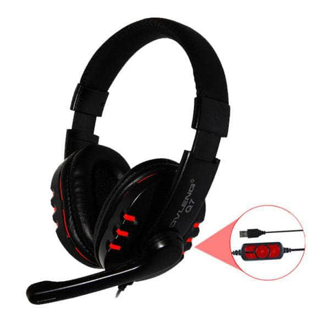 Q7 Usb Computer Headphones With Mic & Volume Control