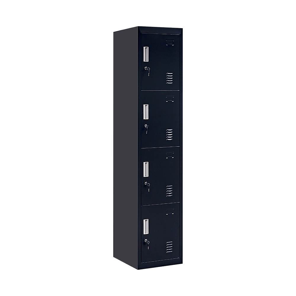 Quad-Compartment Vertical Locker Efficient Storage Solution