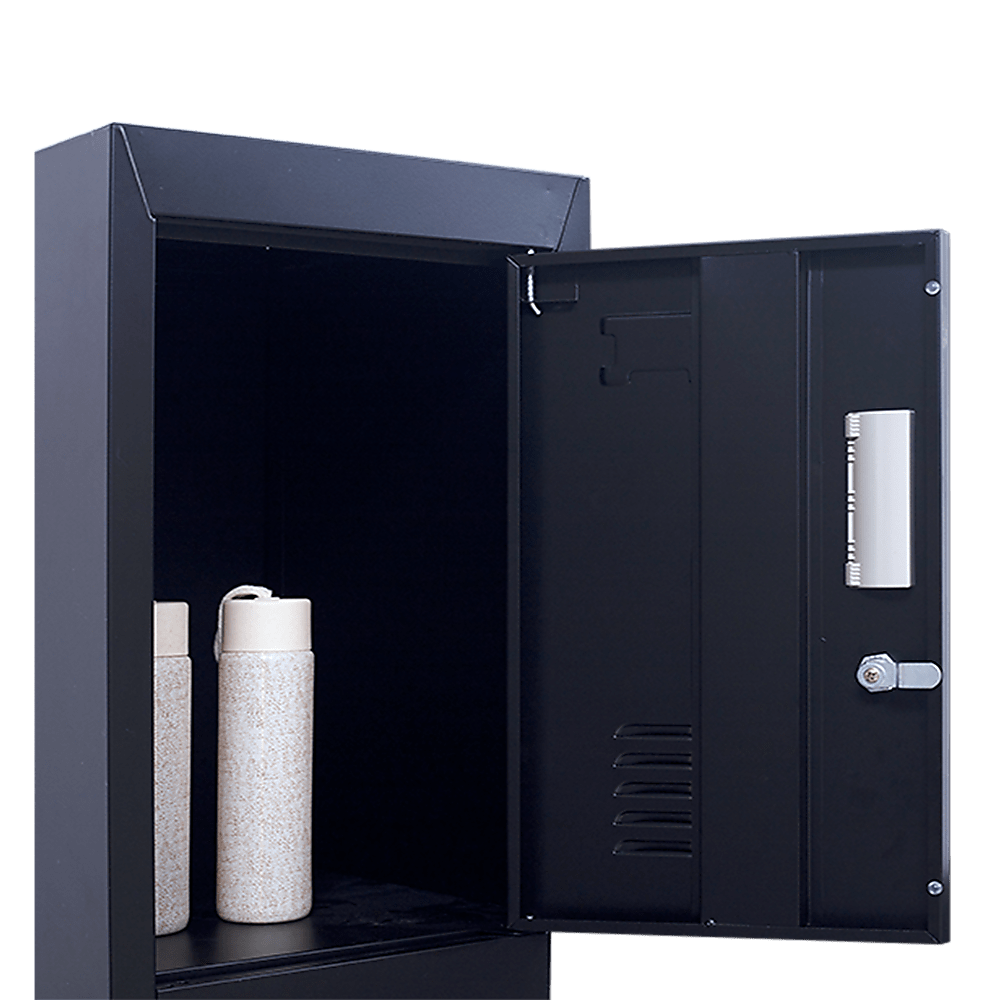 Quad-Compartment Vertical Locker Efficient Storage Solution