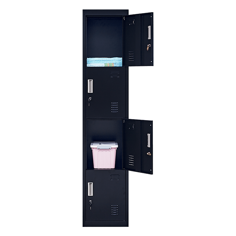 Quad-Compartment Vertical Locker Efficient Storage Solution