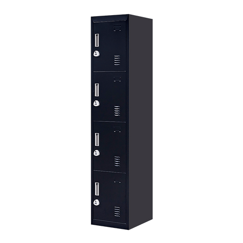 Quadruple-Door Vertical Cabinet Organize With Ease