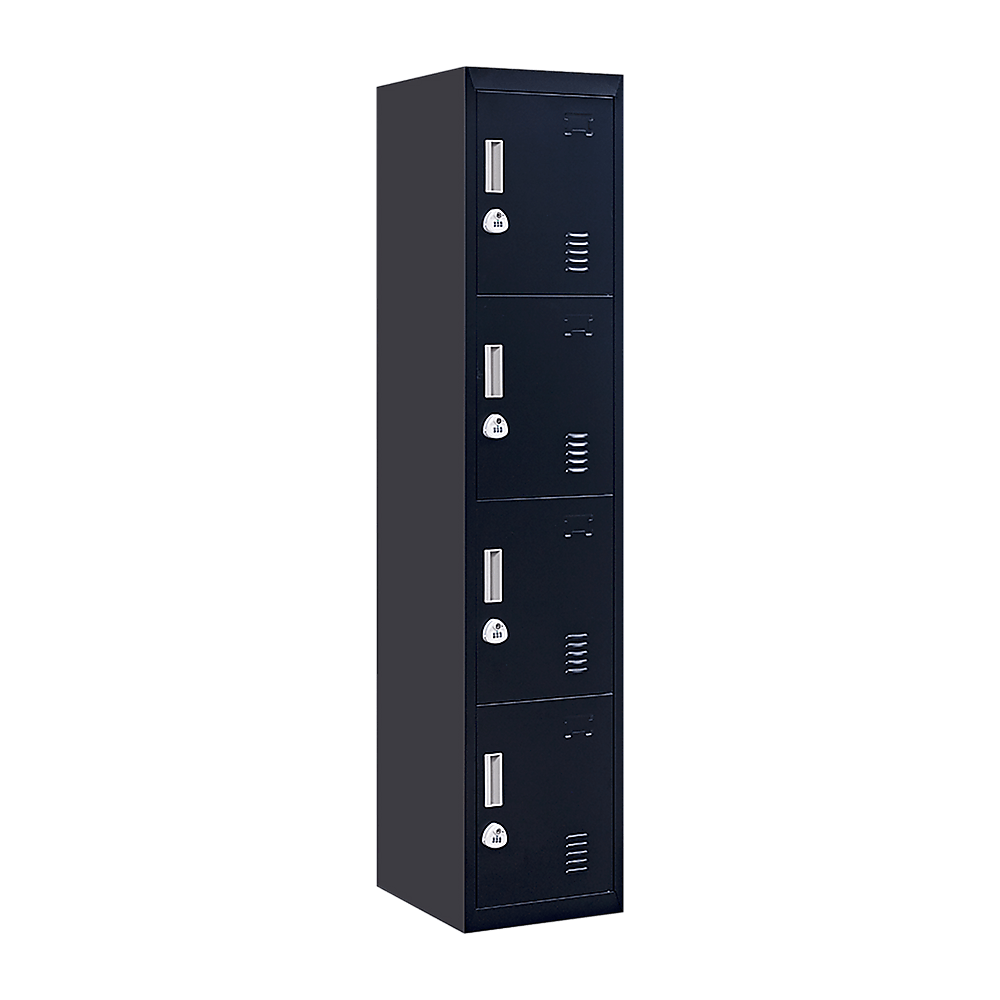 Quadruple-Door Vertical Cabinet Organize With Ease