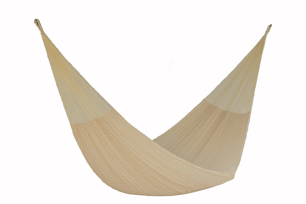 Queen Size Cotton Mexican Hammock in Cream Colour