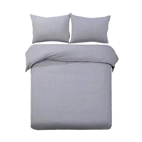 Quilt Cover Set Classic Grey King