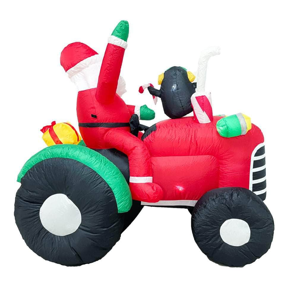 Radiant Christmas Lights - Tractor and Penguin Gift