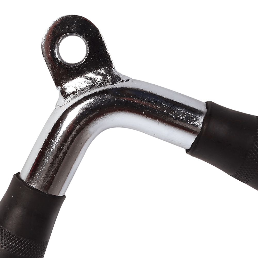 Randy & Travis Rubber-Coated Tricep Pushdown Bar Attachment