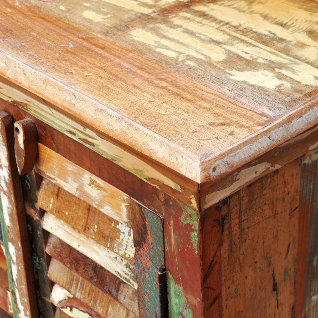 Reclaimed Cupboard Solid Wood with 4 Doors