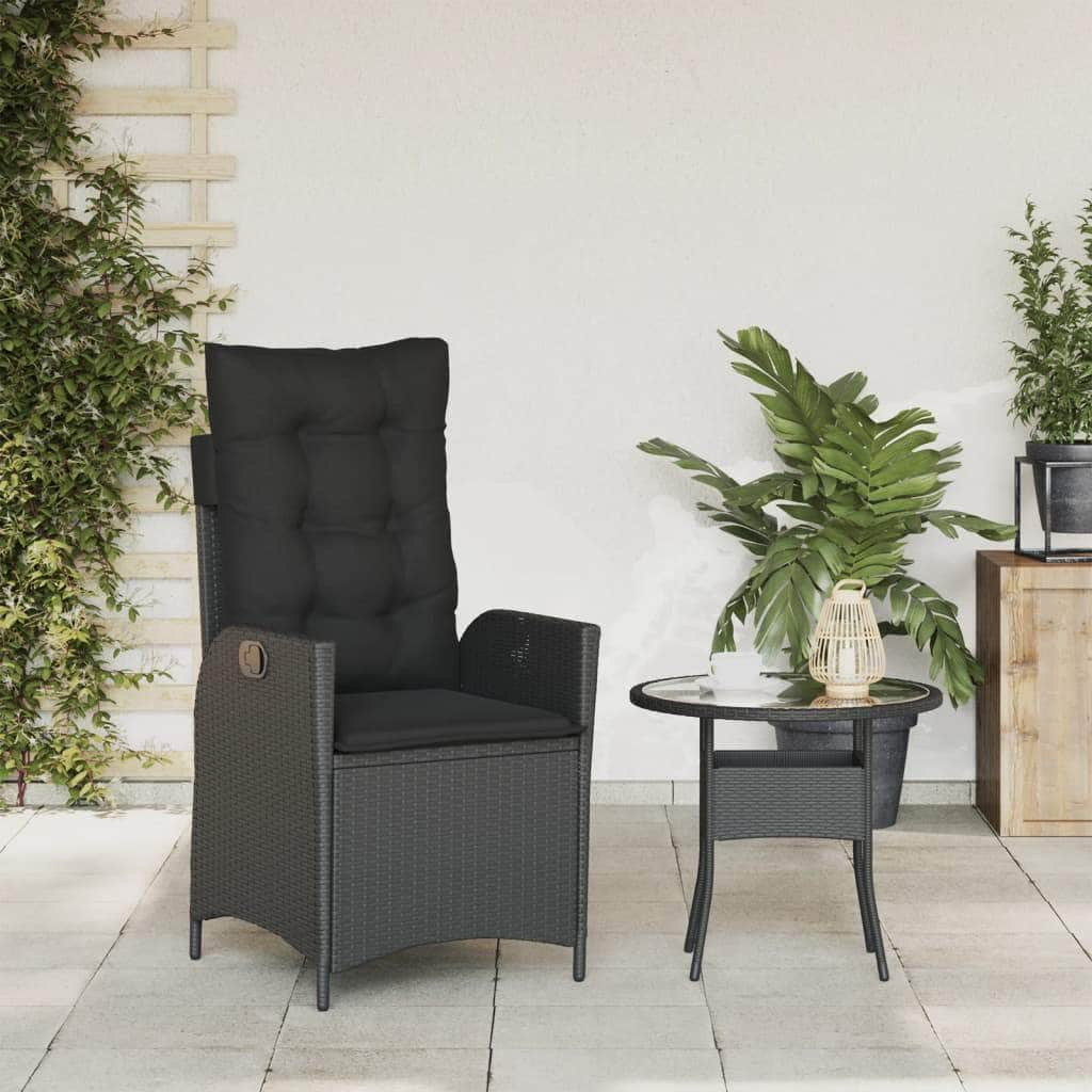 Reclining Garden Chair Poly Rattan