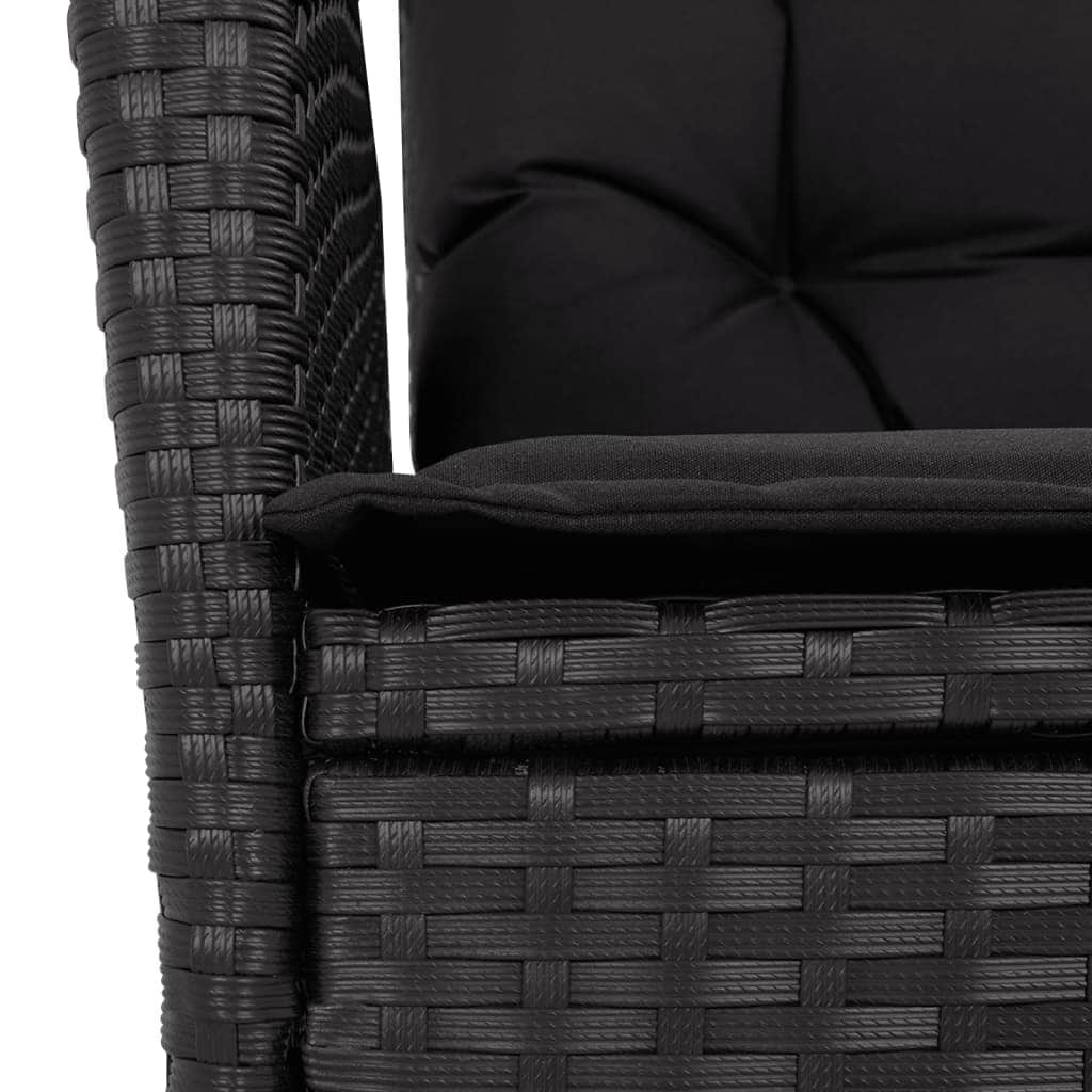 Reclining Garden Chair Poly Rattan