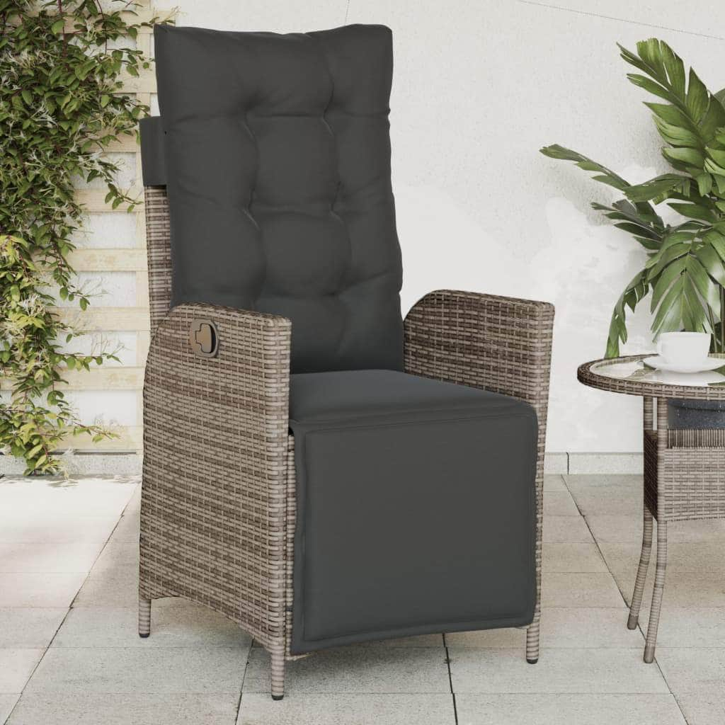 Reclining Garden Chair Poly Rattan