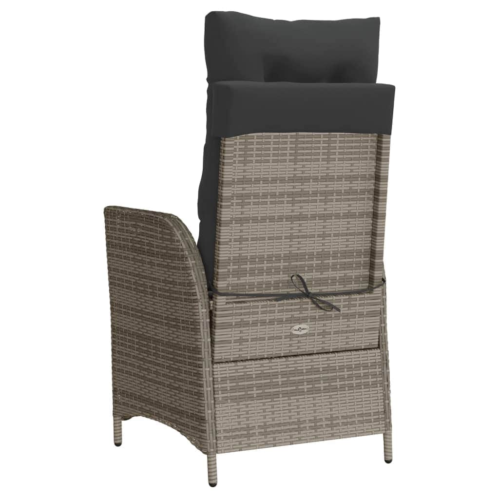 Reclining Garden Chair Poly Rattan