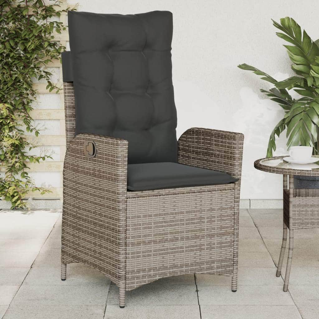 Reclining Garden Chair Poly Rattan