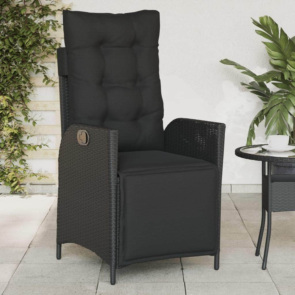 Reclining Garden Chair Poly Rattan