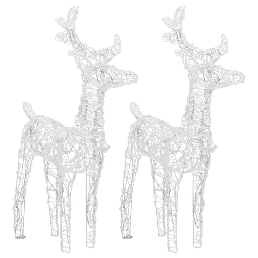 Reindeers &Sleigh Christmas Decoration 320 LEDs Acrylic