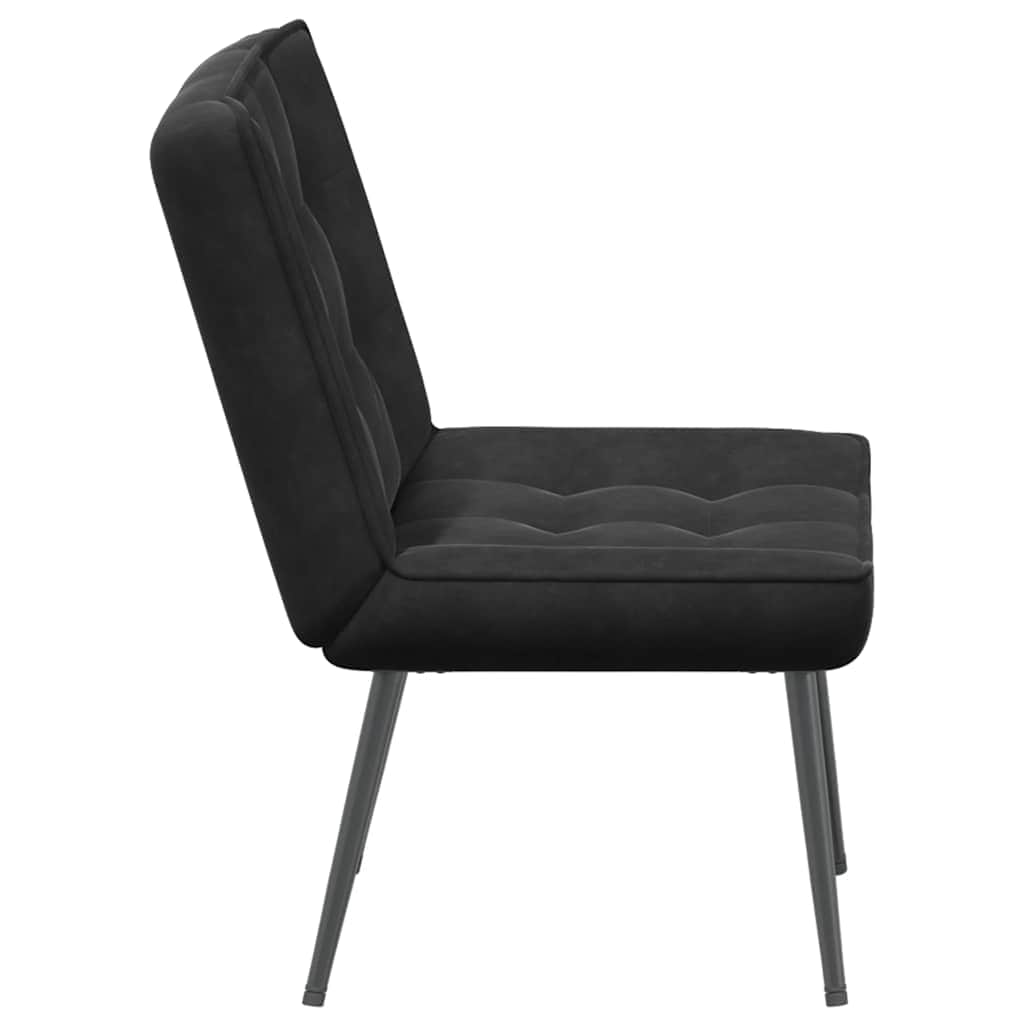 Relaxing Chair Black Velvet