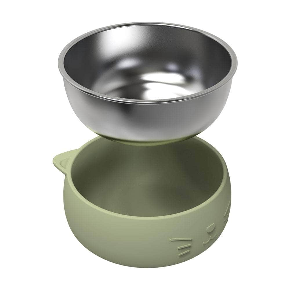 Remi Bowl 2 In 1 - Avocado Cream/Olive Green/Pink Clay