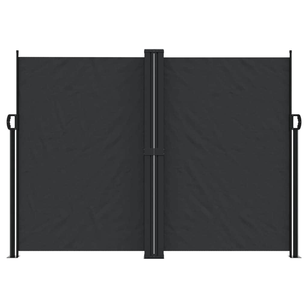 Retractable Side Awning Black