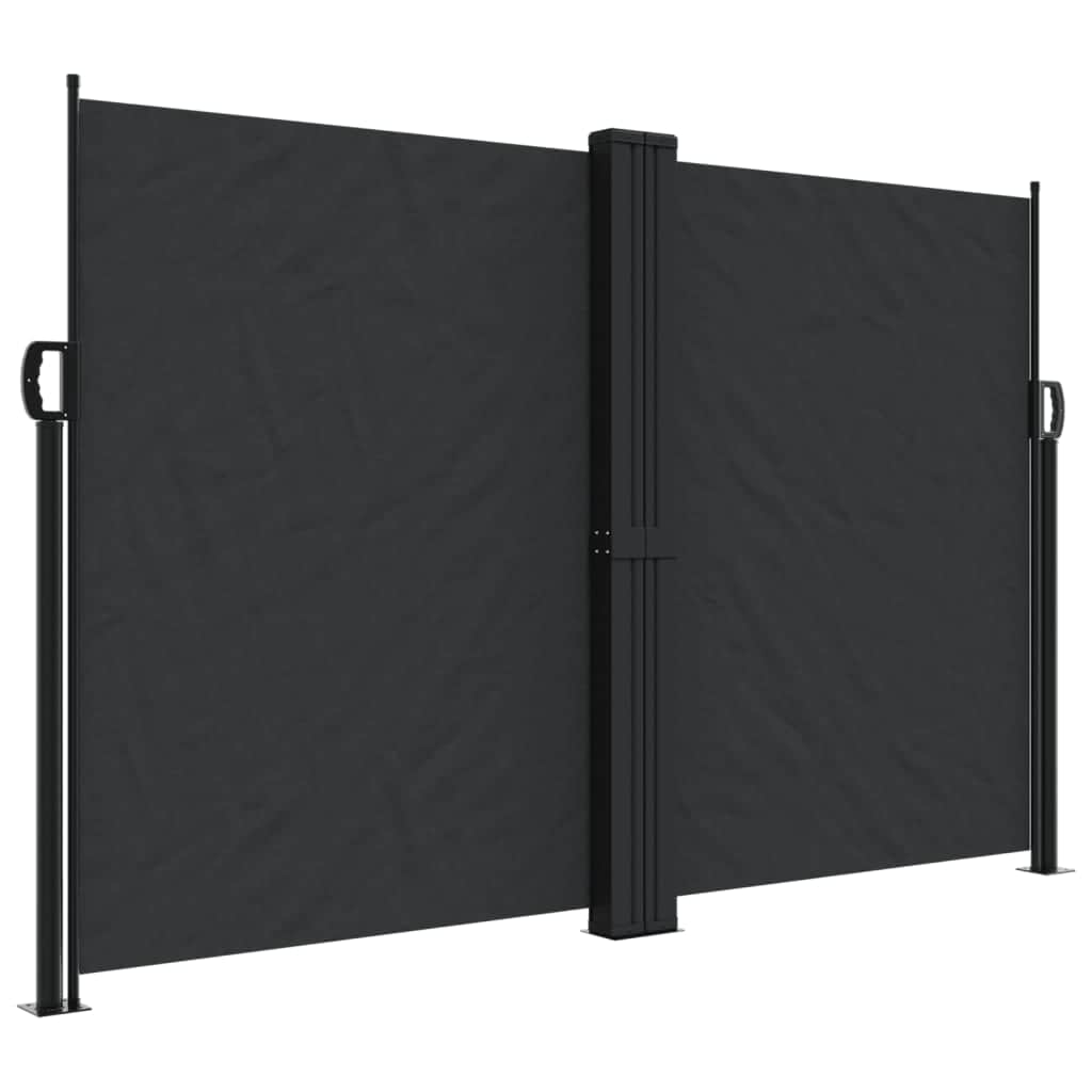 Retractable Side Awning - Black