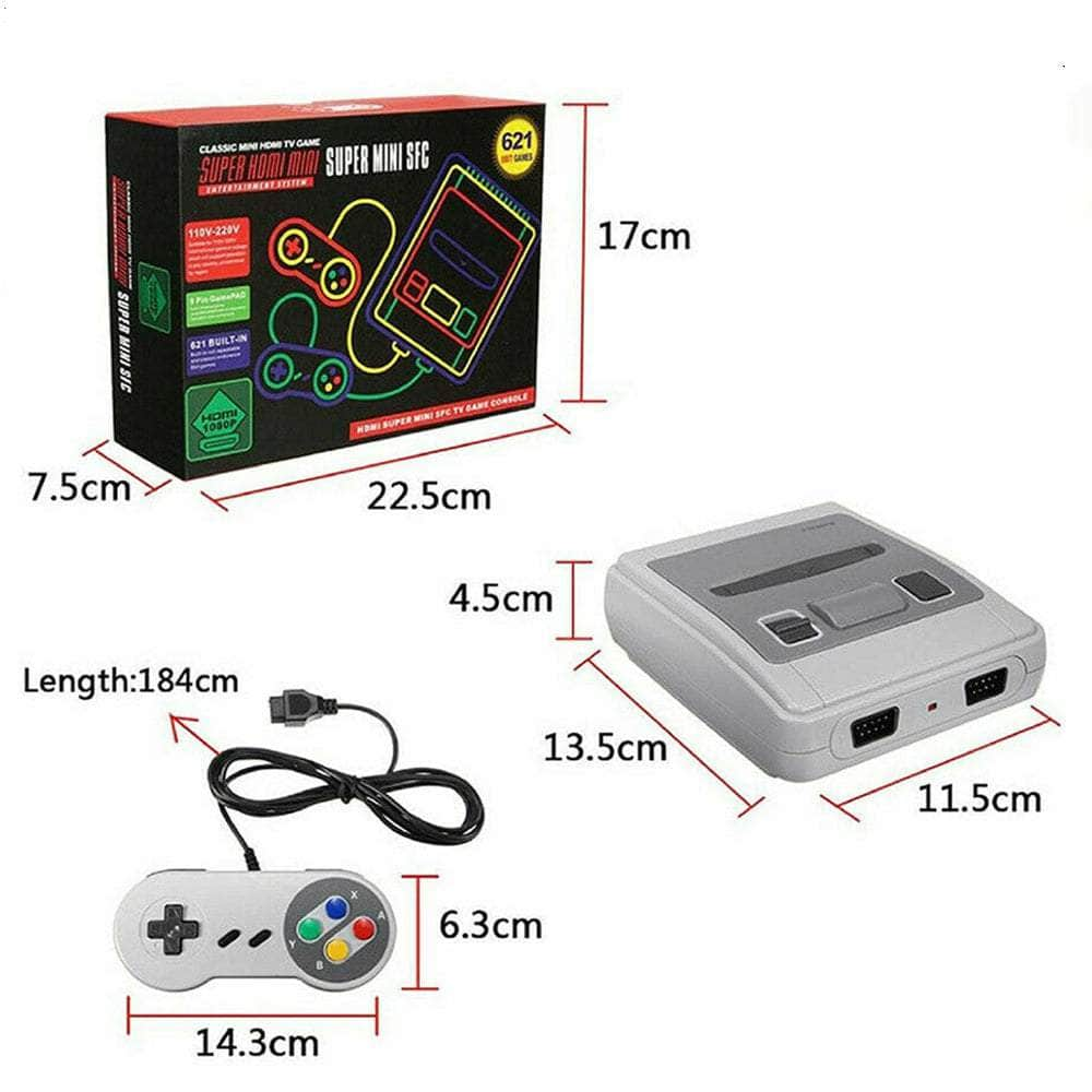 Retro Classic Mini Handheld Game Console 621 in 1