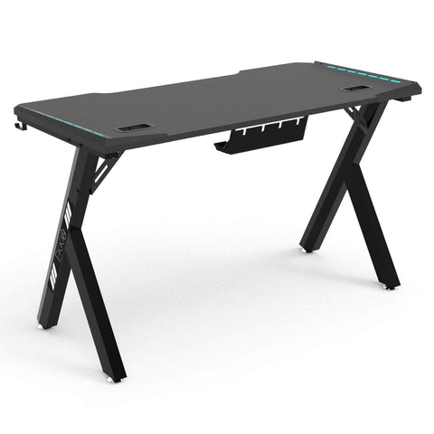 Rgb Gaming Desk Y Shape Black 100Cm