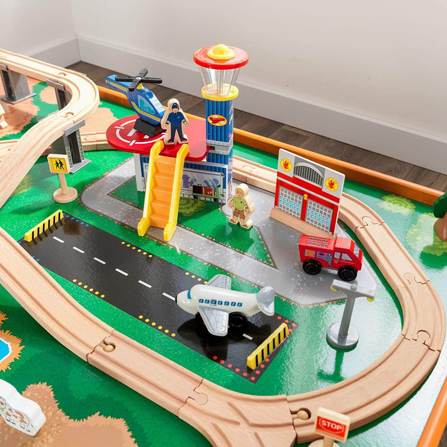 Ride Around Train Set And Table For Kids