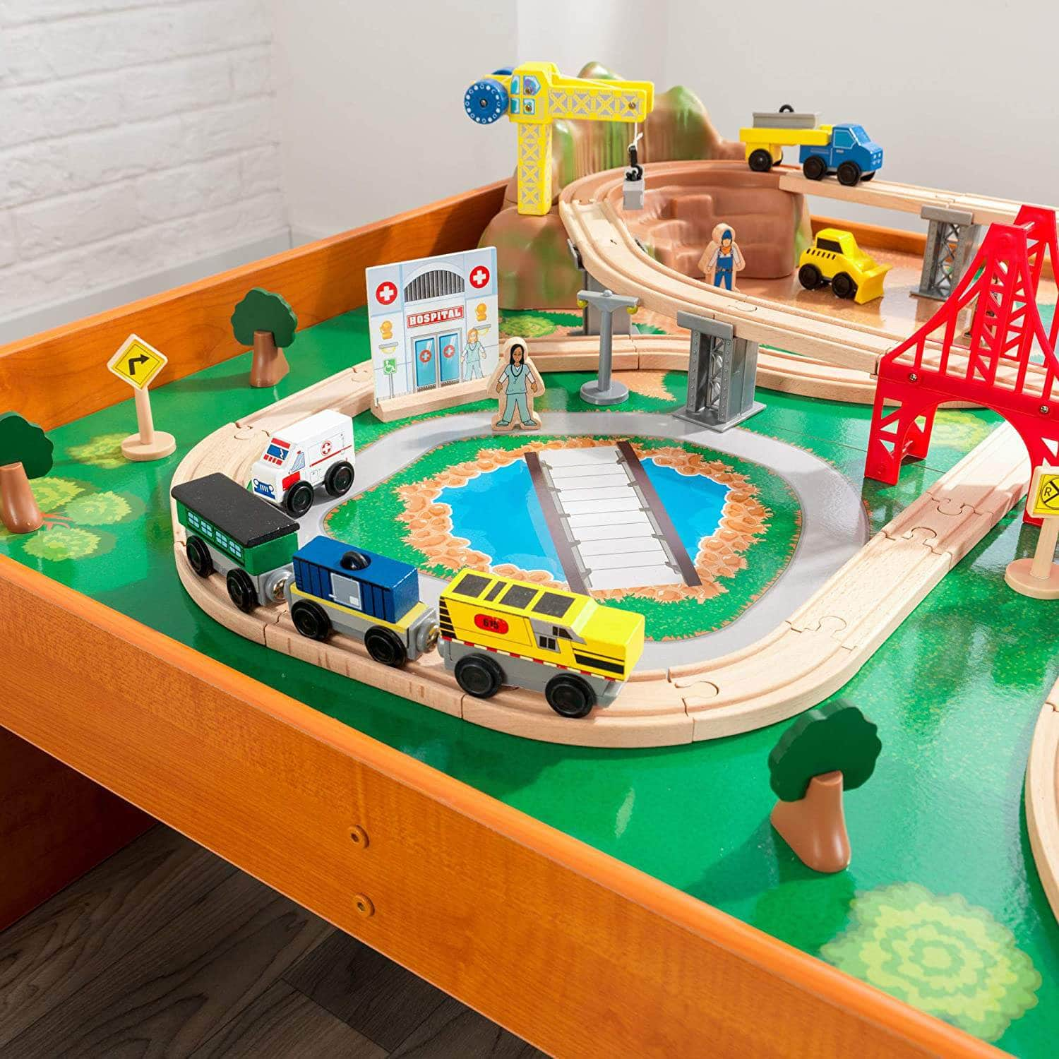 Ride Around Train Set And Table For Kids