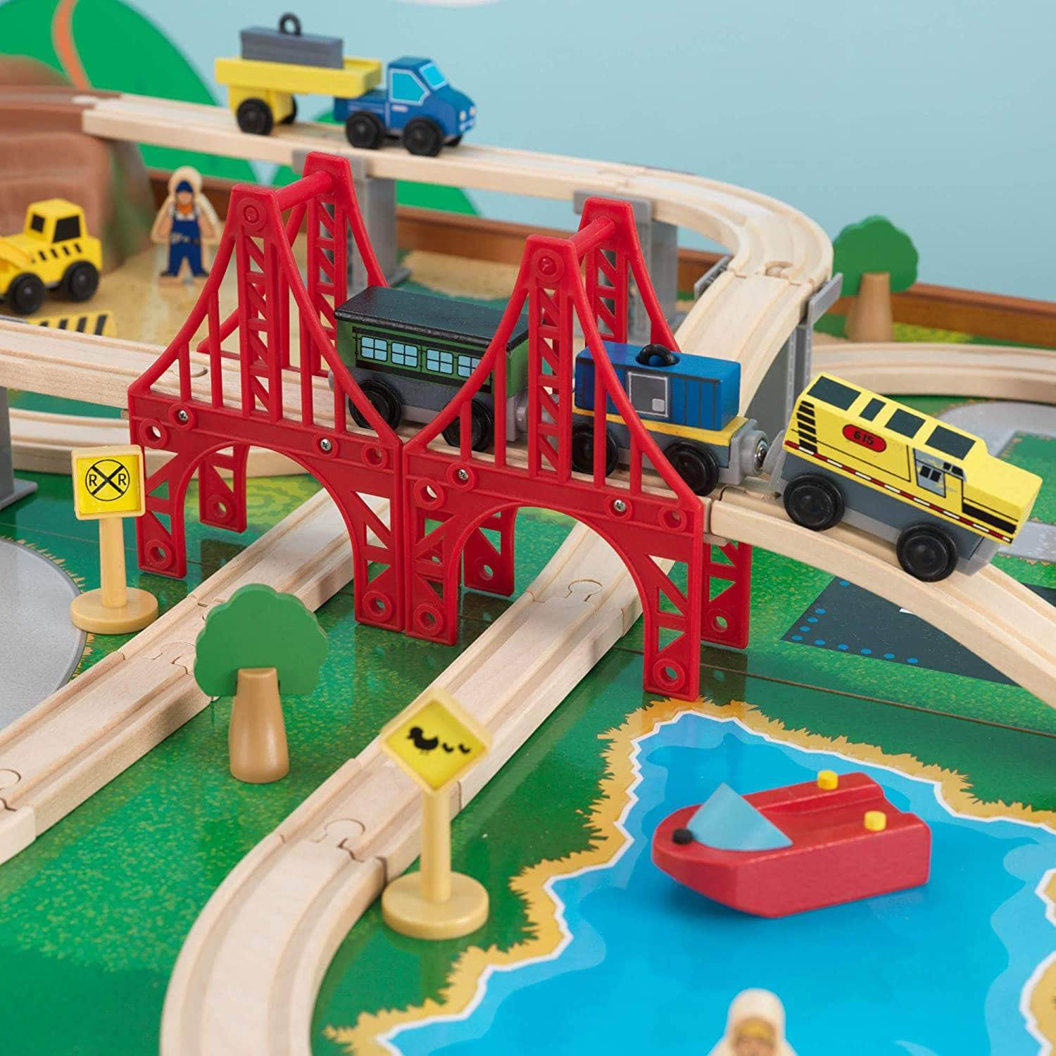 Ride Around Train Set And Table For Kids