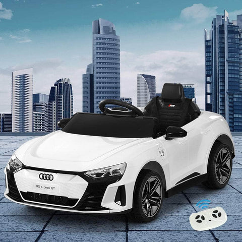 Ride On Car Electric Sports Toy Cars RS e-tron GT Licensed White 12V