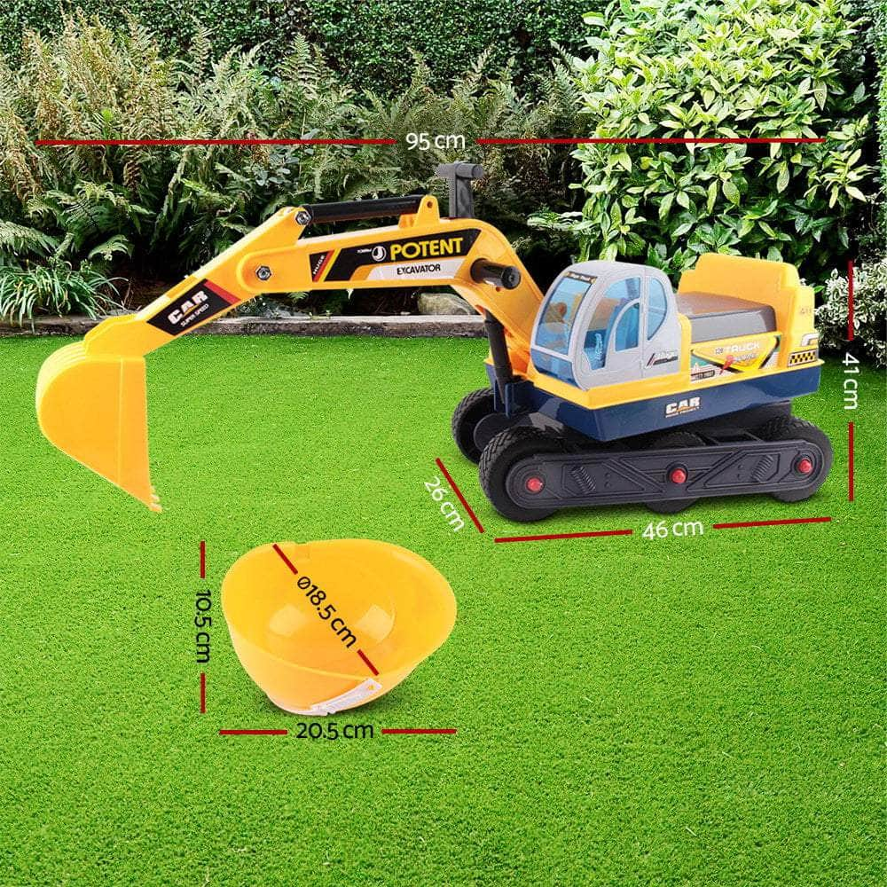 Ride On Car Toys Kids Excavator Digger Sandpit Car Pretend Play