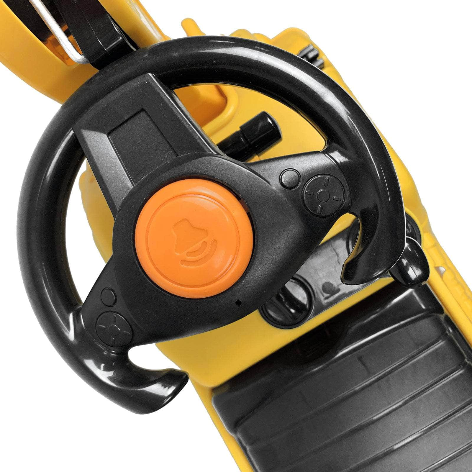 Ride-On Children'S Excavator (Yellow) W/ Dual Operation Levers To Scoop