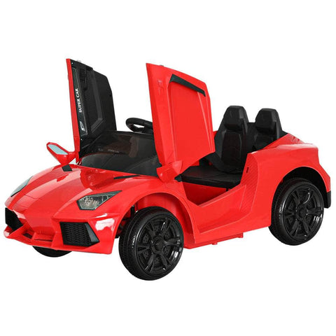 Rigo Kids Electric Outdoor Car, 12V, Red