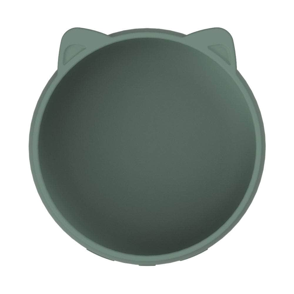 Riley Silicone Bowl - Pink Clay/Olive Green/Avocado Cream