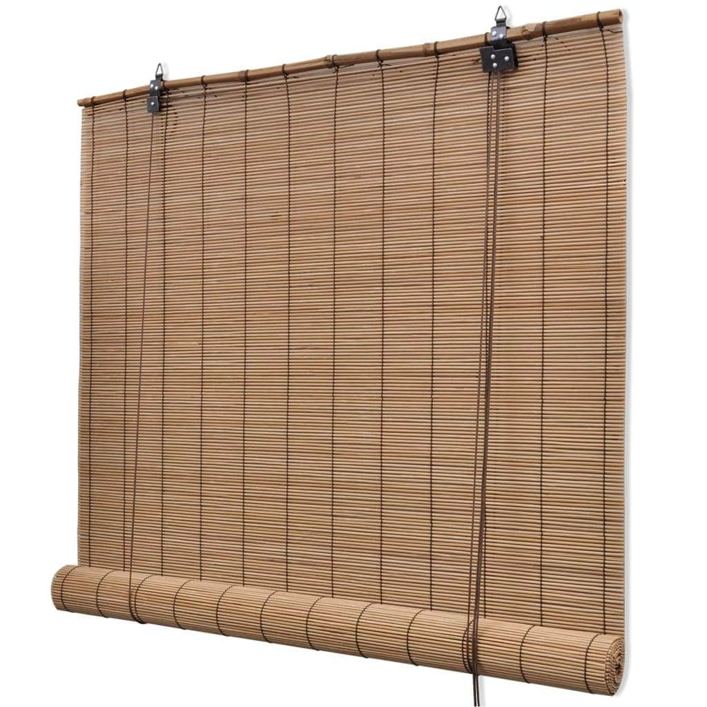 Roller Blind Bamboo Brown