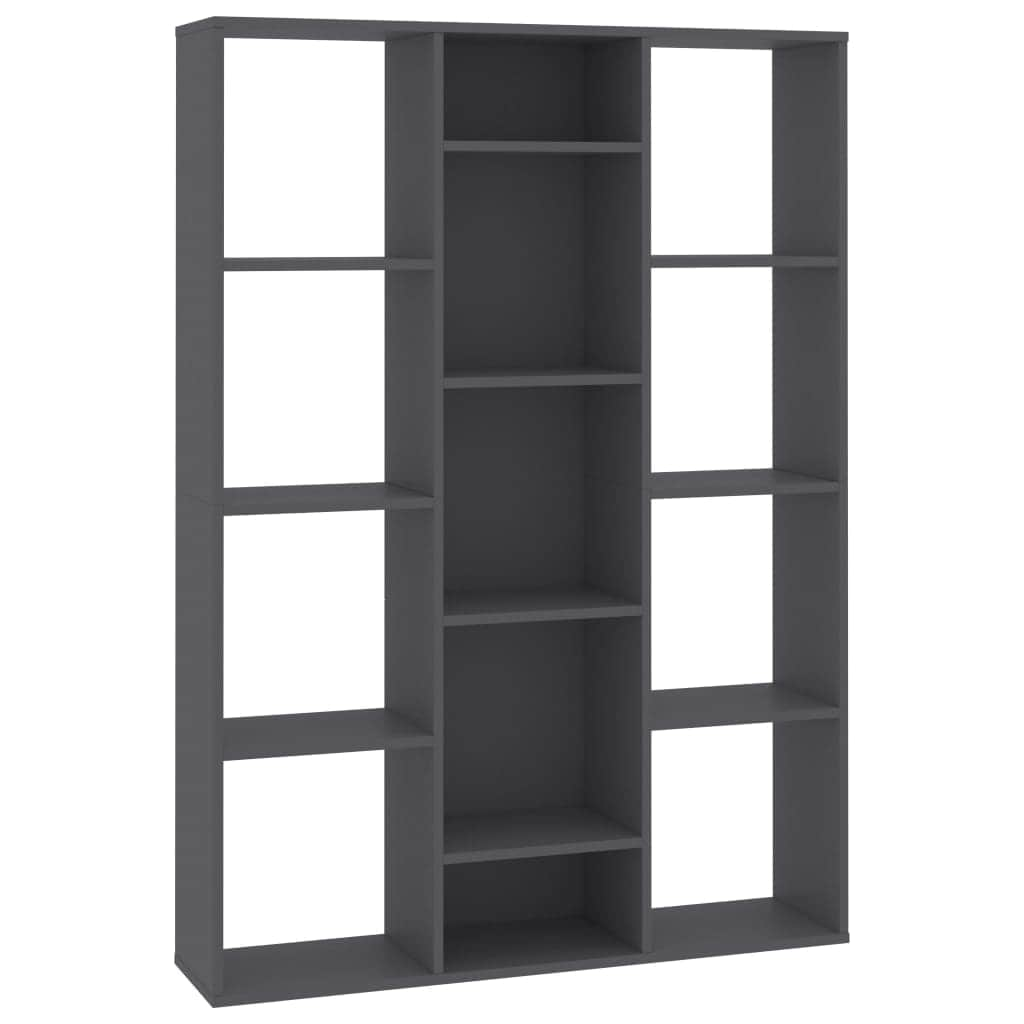 Room Divider/Book Cabinet  Grey Chipboard