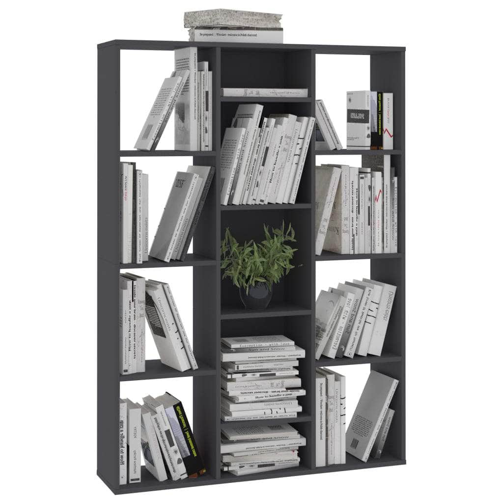 Room Divider/Book Cabinet  Grey Chipboard