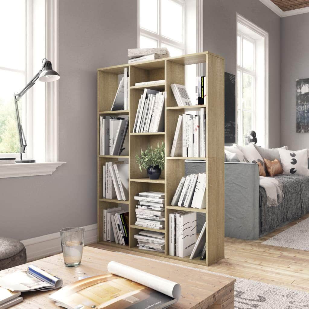 Room Divider/Book Cabinet Sonoma Oak  Chipboard
