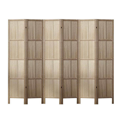 Room Divider Screen Privacy Wood Dividers Stand 6 Panel