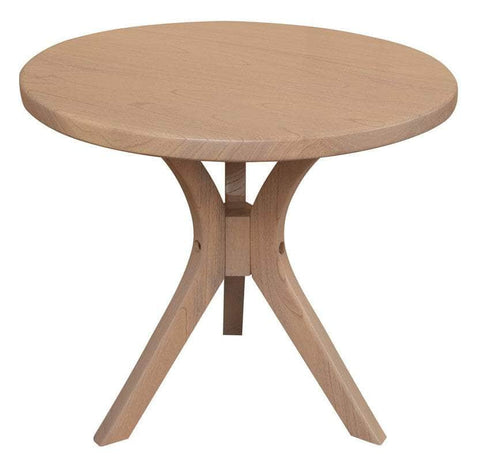 Round Side Table Large Natural Elegant Design