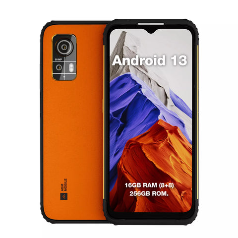 New AGM G2 Pro Leather Android 13 8GB 256GB 4G Dual SIM NFC