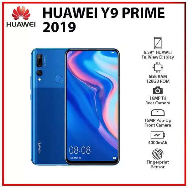 New Huawei Y9 Prime 6GB 128GB Blue