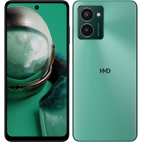 New HMD Pulse Pro Mobile Phone 4G  [128GB + 6GB] Dual-SIM Glacier Green/Black Ocean