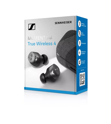 New Sennheiser Momentum True Wireless 4 Black Graphite Earbuds