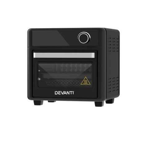 Devanti Air Fryer 15L LCD Fryers Kitchen Oven Oil Free Healthy Cooker 1200W