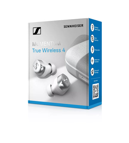 New Sennheiser Momentum 4 True Wireless In-Ear Headphones White Silver